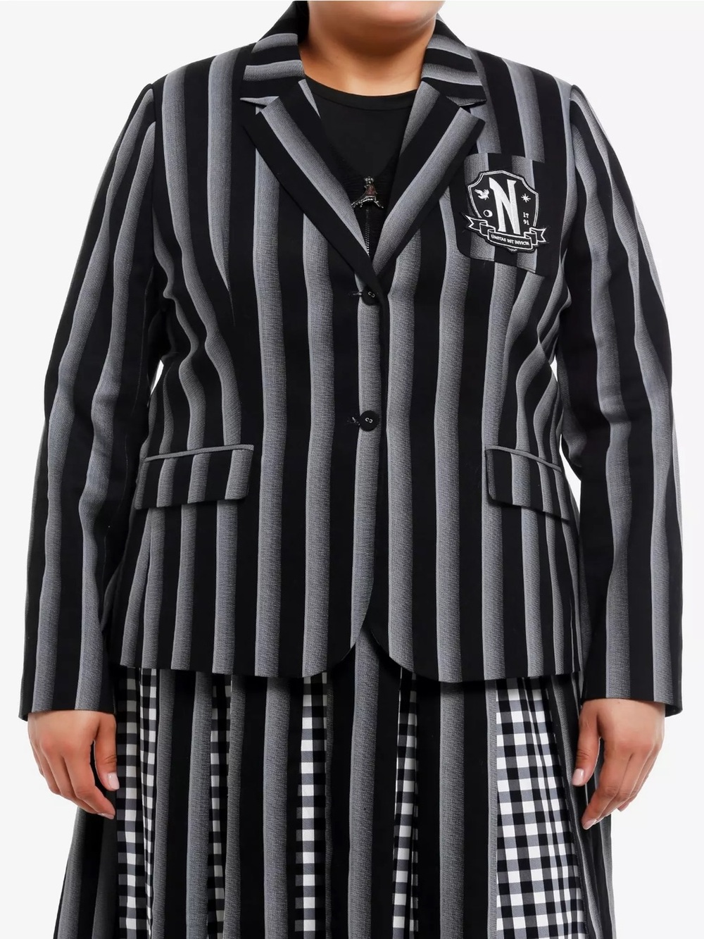Wednesday Nevermore Academy Uniform Girls Blazer Size 3X NEW